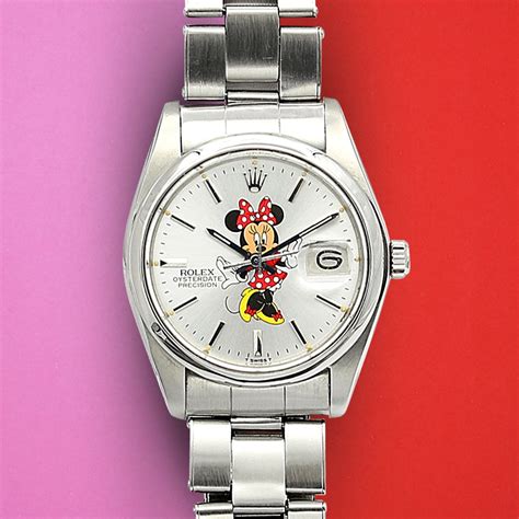 rolex con minnie|rolex mickey mouse watch.